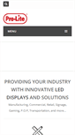 Mobile Screenshot of pro-lite.com
